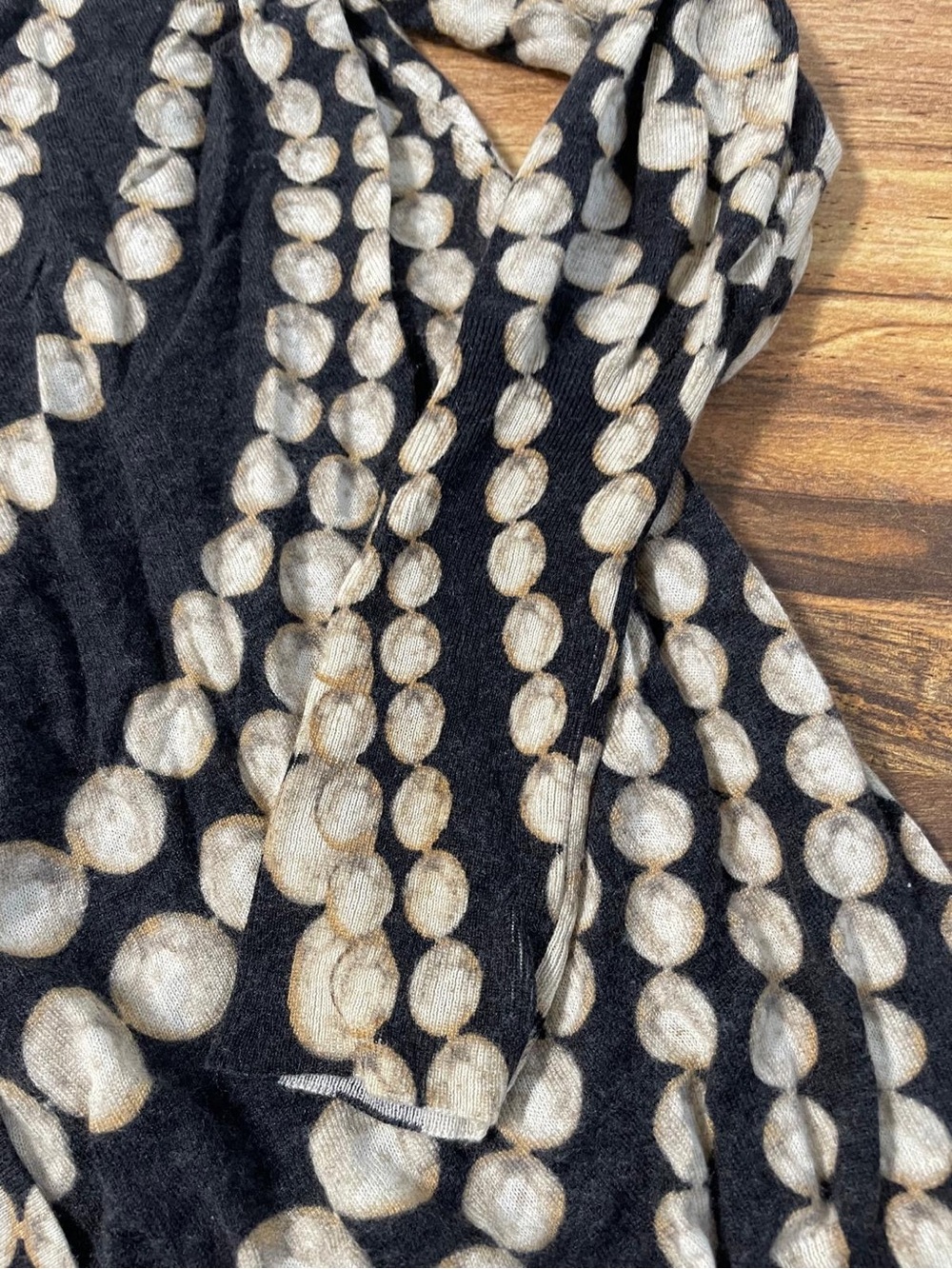 Roberto Cavalli Black and Beige pearls collection vintage stunning Fall fashion - Picture 6 of 8